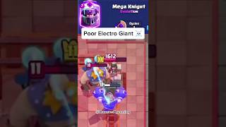 Evo Mega Knight is So Op☠️ clashroyale megaknight pekka [upl. by Haldis]