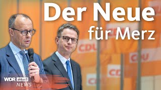 Merz wechselt Generalsekretär Was das für die CDU bedeutet  WDR Aktuelle Stunde [upl. by Ariday]