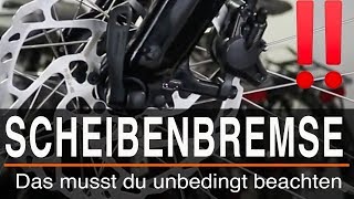 Scheibenbremse  Diese 4 Dinge solltest du unbedingt beachten  vitbikesTV 052 [upl. by Retrak]