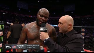 UFC 229 Derrick Lewis Octagon Interview [upl. by Aisya]