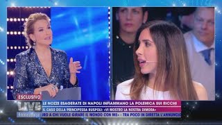 Principessa Giacinta Ruspoli “Ora finiti privilegi dei reali” Live Non è la D’Urso [upl. by Arleen304]