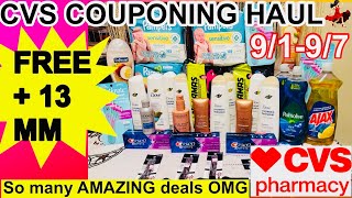 CVS COUPONING HAUL  COUPONING DEALS THIS WEEK AT CVS ARE AMAZING OGM💃🏻😳 CVS MUST DO DEALS 🔥 9197 [upl. by Nur767]