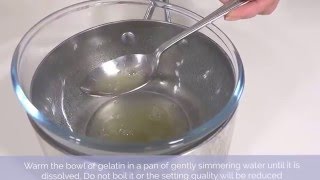 Bake Club presents How to use powdered gelatin [upl. by Tiga755]