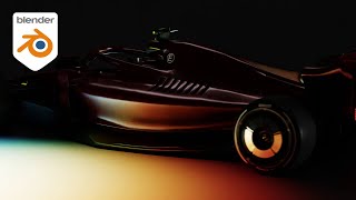 F1 car 3D Blender animation [upl. by Enybor]