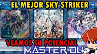 Master Duel El Mejor Deck Sky Striker Veamos Su Potencial Combo YuGiOh TeamSetoX [upl. by Ivo]