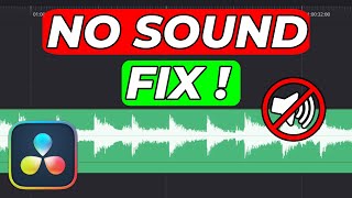 How to FIX No Audio in Davinci Resolve 19 Easy [upl. by Nolahp]