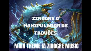 Monster Hunter IA THEME ZINOGRE  O Manipulador de Trovões [upl. by Muire]