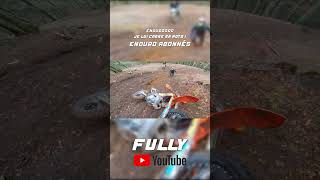 JE LUI CASSE SON ENDURO  😱 shorts humour enduro show bikelife motocross crash [upl. by Shae]