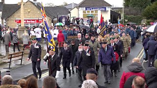 Remembrance Service  Bishops Cleeve 12th November 2023 [upl. by Htes49]