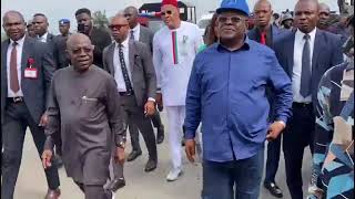 Hon Minister Umahi amp Gov Otti Inspect Road Projects in Abia State Inspection Highlights [upl. by Ahsinoj]