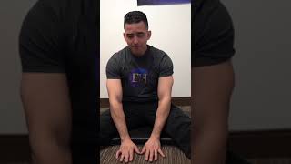 Effective Seated Stretch for Spinal Erector Muscles  Back Pain Relief [upl. by Bolte106]