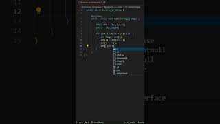 Java program  Reverse an Array shorts youtubeshorts java javaprogram coding [upl. by Giguere866]