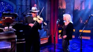 David Letterman features Steve Martin Mark OConnor Amos Lee Emmylou Harris Rodney Crowell [upl. by Ali]