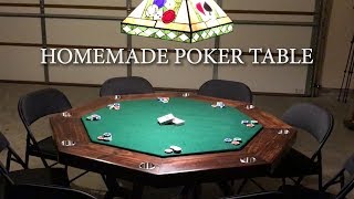 MY HOMEMADE POKER TABLE [upl. by Ennoid861]