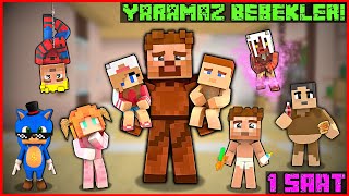 MİNECRAFT YARAMAZ BEBEKLER FİLMİ 😂 Minecraft [upl. by Piscatelli]