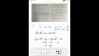 3 consecutive terms in an AP sequence the sum  24 the product  640 find the 3 numbers Mr L [upl. by Adnolay44]