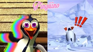 BARTOLITO y pingüino gracioso risa sonido meme en La Granja de Zenón Pollito Pio  596 [upl. by Oflodur]