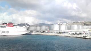 Algeciras  Tangier MED Ferry Tour  ferry docking procedure and returning to Algeciras [upl. by Rajiv154]