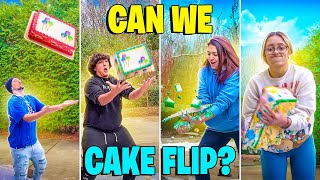 Cake Flipping Challenge Gone Wrong FV Family [upl. by Anam]