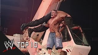 Extreme Attitude Adjustments  WWE Top 10 [upl. by Dimond]