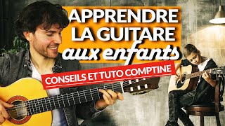 Comment JOUER DE LA GUITARE avec ses ENFANTS [upl. by Rafe]