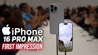 iPhone 16 Pro Max Handson A New Button👀 [upl. by Casilde204]