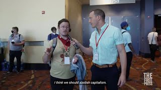 Getting Kicked Out of the Democratic Socialists of America Convention  Ben Meets America [upl. by Irol]