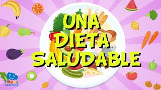 UNA DIETA SALUDABLE  Vídeos Educativos para Niños [upl. by Meryl233]