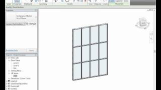 Adding mullions in one click in Revit [upl. by Ellinger225]