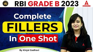 Fillers in English for RBI Grade B  RBI Grade B English Preparation  By Kinjal Gadhavi [upl. by Feledy]