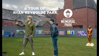 WREXHAM AFC  THE RYAN REYNOLDS MEMORIAL PARK IN WREXHAM  A VISIT  wrexhamafc ryanreynolds [upl. by Gobert]