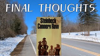 Final Thoughts  Cannery Row  John Steinbeck  Historical Fiction [upl. by Gnuj]