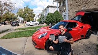 Alfa Romeo 4C Eurocompulsion Tune Making 312BHP 4K [upl. by Audri]