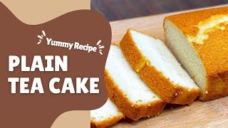 Plain Tea Cake Recipe  Hot Milk Tea Cake  Bakery Style Tea Time Plain Cake By Chatak Cooking [upl. by Betthezul503]