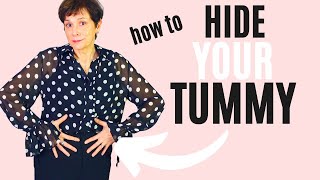 How To Hide A Tummy Instantly Over 50  Style Dos amp Donts [upl. by Selohcin]