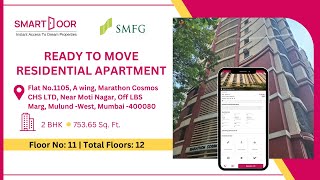 Ready To Move Residential Apartment Flat No1105 A wing Marathon Cosmos CHS LTD Near Moti Nagar [upl. by Stolzer]