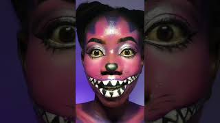 Cheshire Cat Makeup transitionchallenge makeupshorts cheshire cheshirecat [upl. by Llevram]