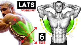 How to build Lats muscles  7 best exercises Lats Workout [upl. by Jeuz]