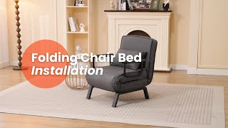 Folding Chair Bed Installation [upl. by Zephan]