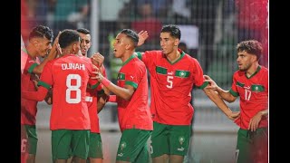 Clasificatoria “Cannes Marruecos” “Los Leones” arrasan por cinco a la selección centroafricana [upl. by Barger249]