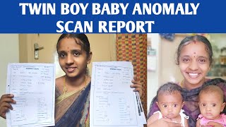 TWIN BOY ANOMALY SCAN REPORT [upl. by Holmun]