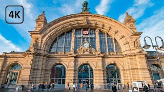 Frankfurt Main Hbf to Frankfurt Main Süd  Germany by Train 4K [upl. by Sontag993]