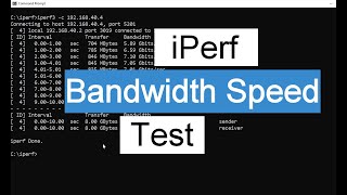 iPerf How to Test Bandwidth and Throughput [upl. by Nov]