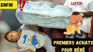 Enfin‼️ On fait les premiers achats de bébé Tout est hors de prix 😱😱 Layette précoce couple [upl. by Aira]