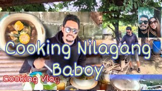 COOKING NILAGANG BABOY  First Cooking Vlog  Oilecs Channel [upl. by Iphigeniah653]