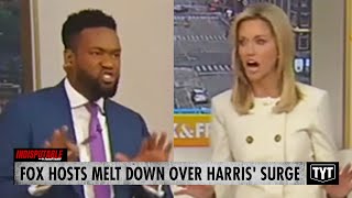 WATCH Fox Hosts CRUMBLE In Pathetic Meltdown Over Harris Surge [upl. by Moyna962]