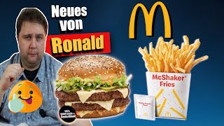 Der M Burger und Shaker Fries von McDonalds  NEU🍟🍔〽️ [upl. by Notsej390]