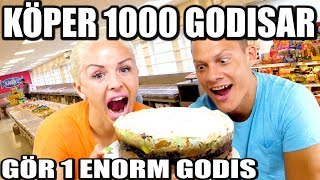 KÖPER 1000 GODISAR OCH GÖR 1 ENORM GODIS [upl. by Nila]