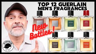 Top 12 GUERLAIN MENS FRAGRANCES  Bottle Changes Discontinued Guerlain Mens Fragrances [upl. by Cutter]