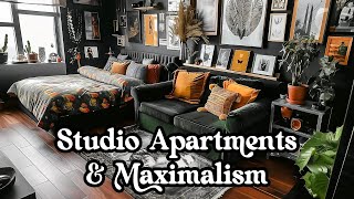 Studio Apartments amp Maximalism How to Fit a Big Style Into Your Small Studio [upl. by Dannie167]